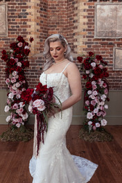 the bride stays in the ceremony space