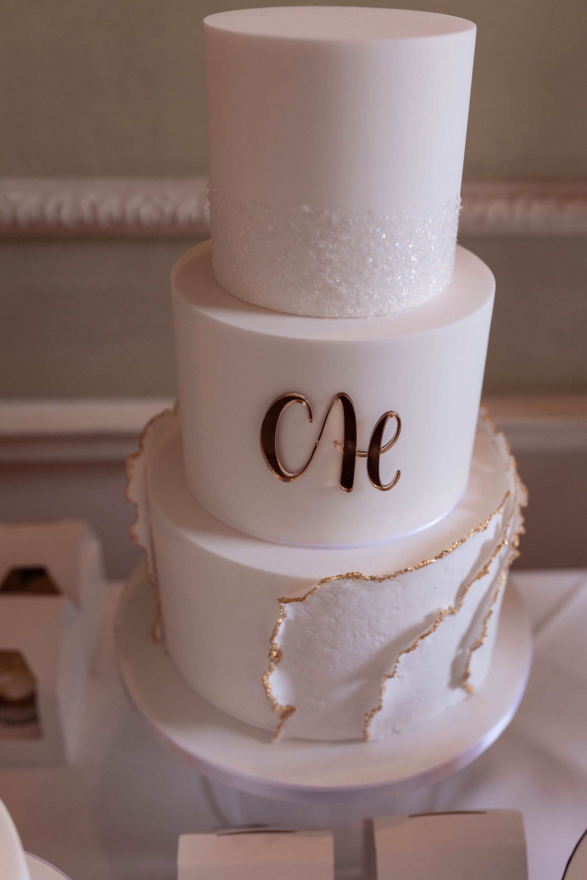 Wedding cakes at Brocket Hall, Hertfordshire