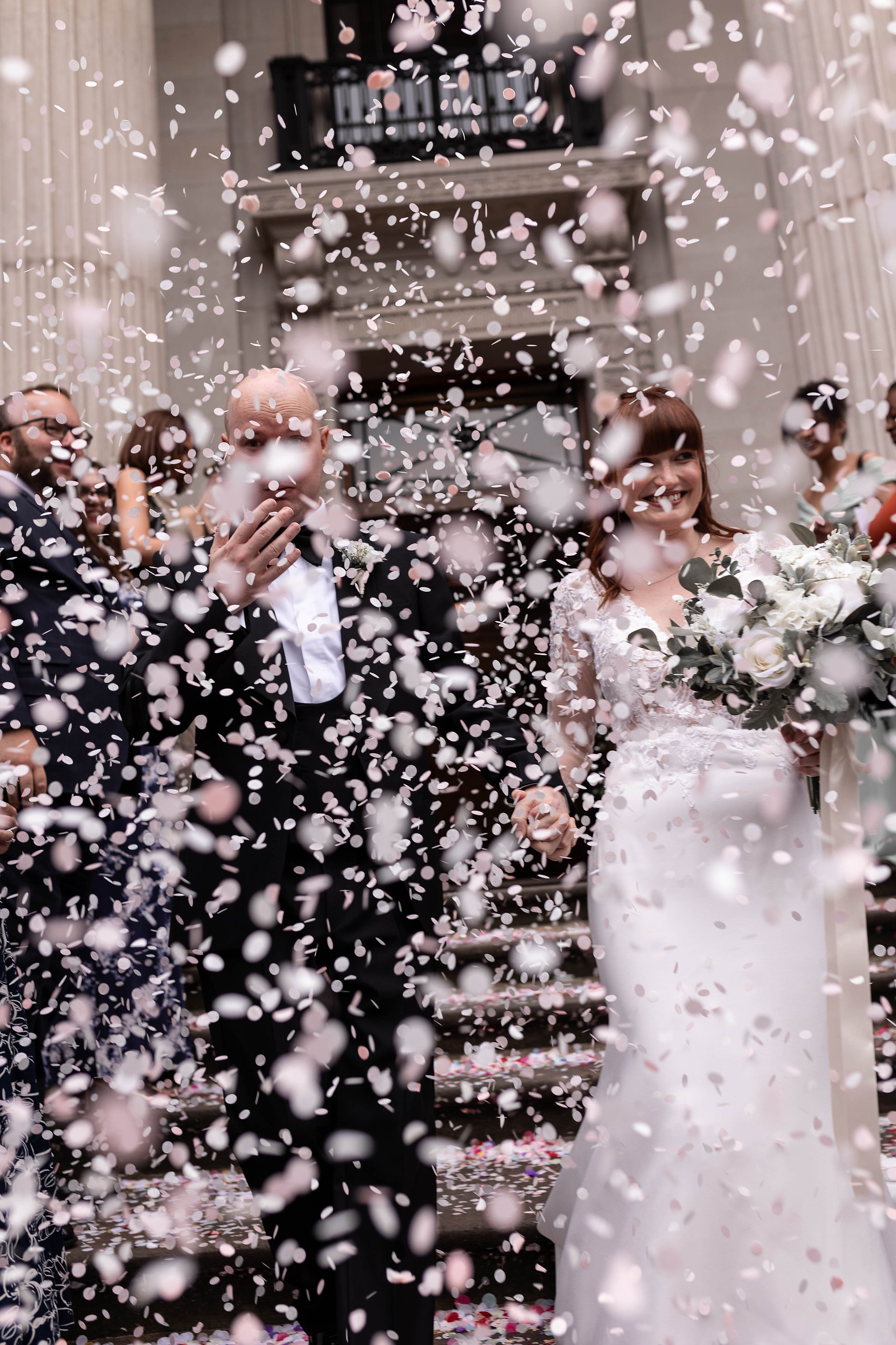 Flutter confetti in London