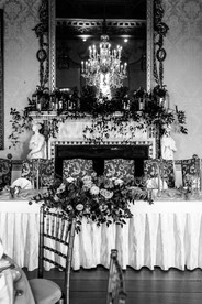 Hertfordshire wedding florals in Brocket Hall ball room