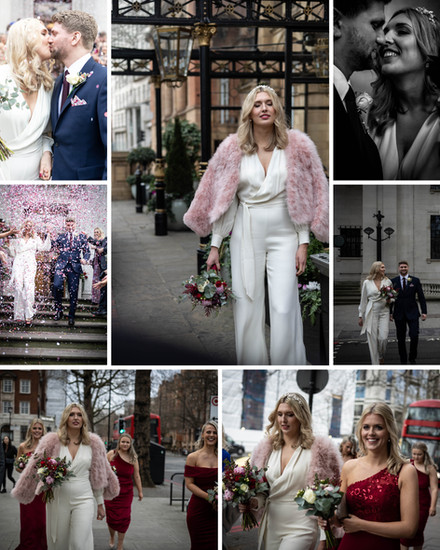 Hannah and James were married at Old MaryleboneTown Hall in London followed by their reception at the Landmark