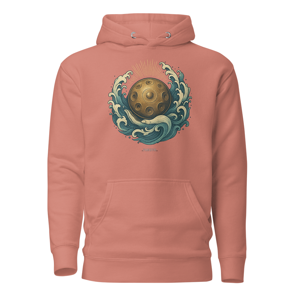 Miniature : Wave Handpan Unisex Hoodie