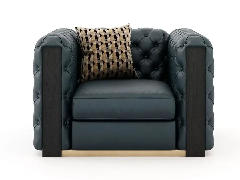 Thumbnail: JEM - Tufted Fabric Armchair