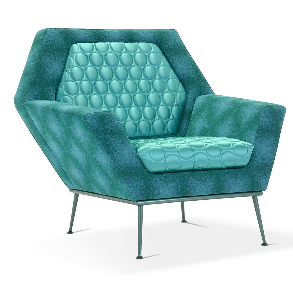 Thumbnail: Clen Armchair Light Blue
