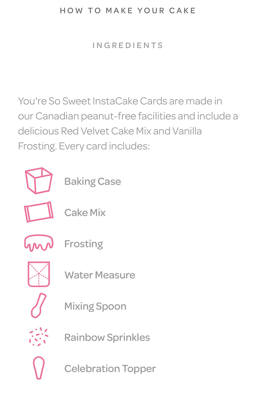 Thumbnail: Pink Happy Birthday vanilla Insta cake card