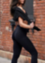 Black KANVAS Crew Shrug