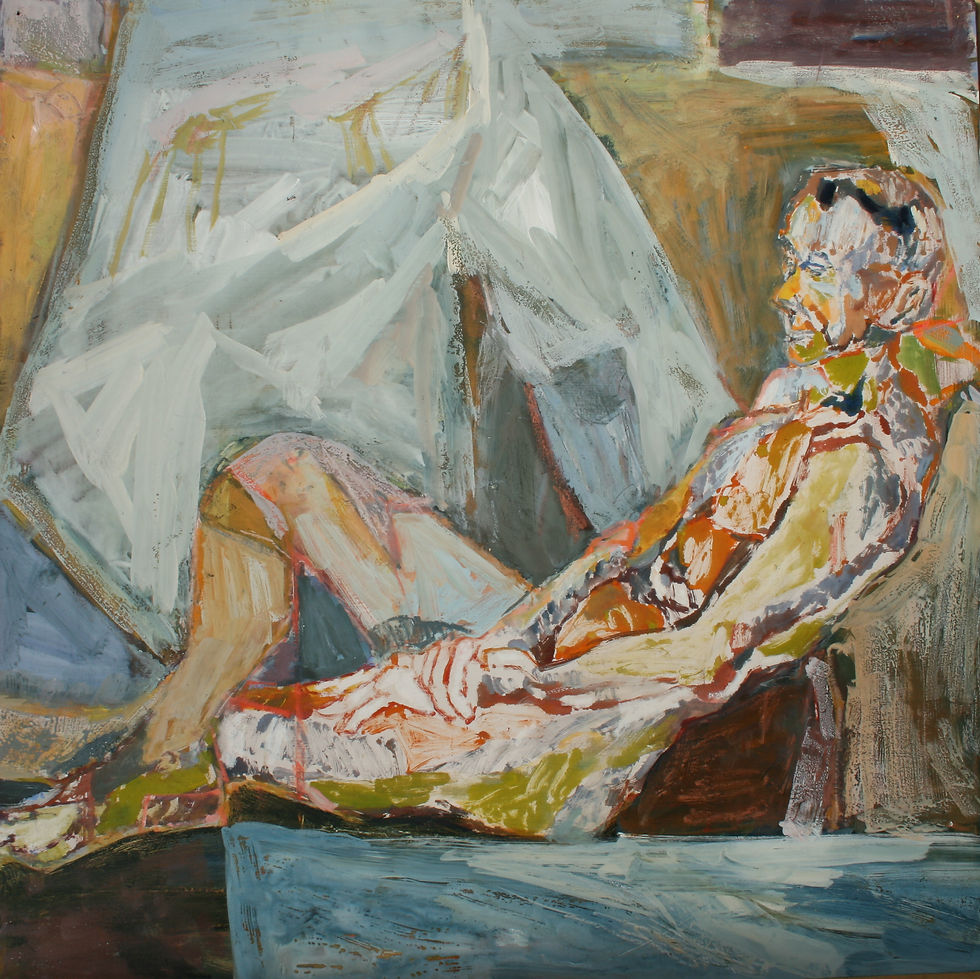 Figure with drapes