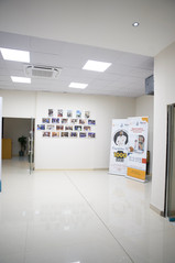 عيادة الدكتور انس العبيدي من الداخل