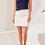 Miniature : Jupe denim blanc trouée