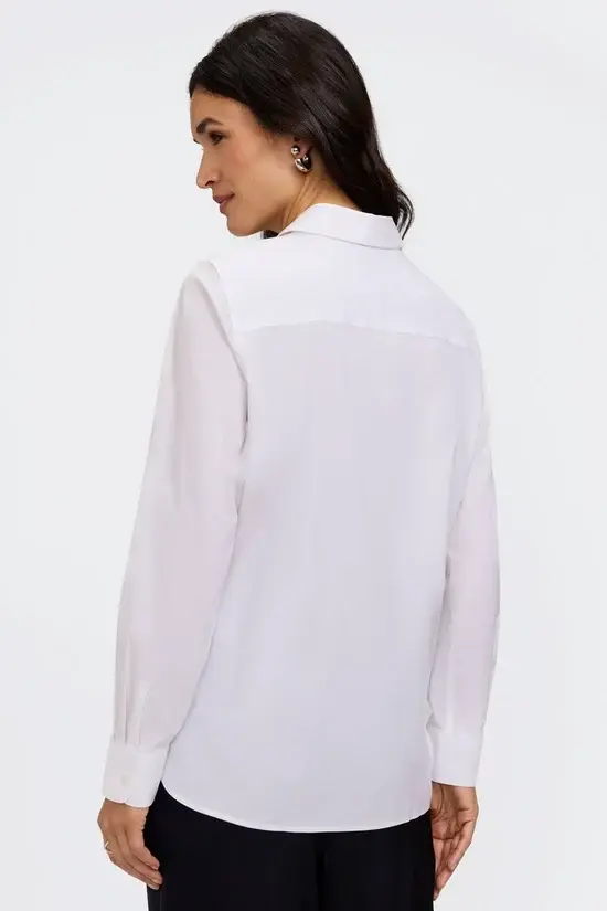 Miniature : Blouse blanche sans repassage