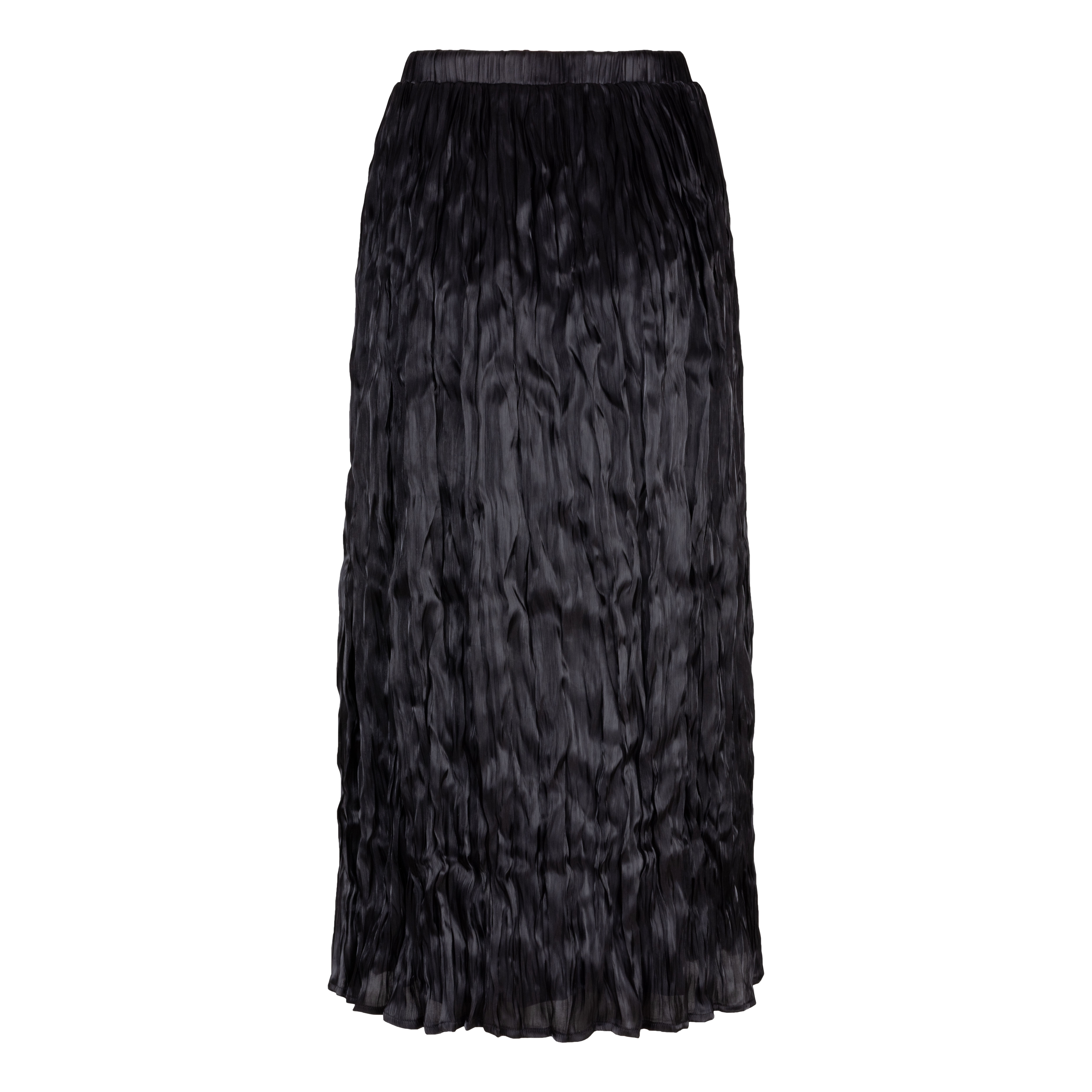 Jupe longue plissée noir
