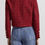Miniature : Veston tweed rouge  bouton or/perle poches au devant