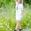 Miniature : Robe blanche m/courtes en bamboo