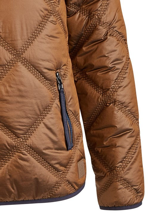 Miniature : Manteau léger pour l'automne cuivré cognac