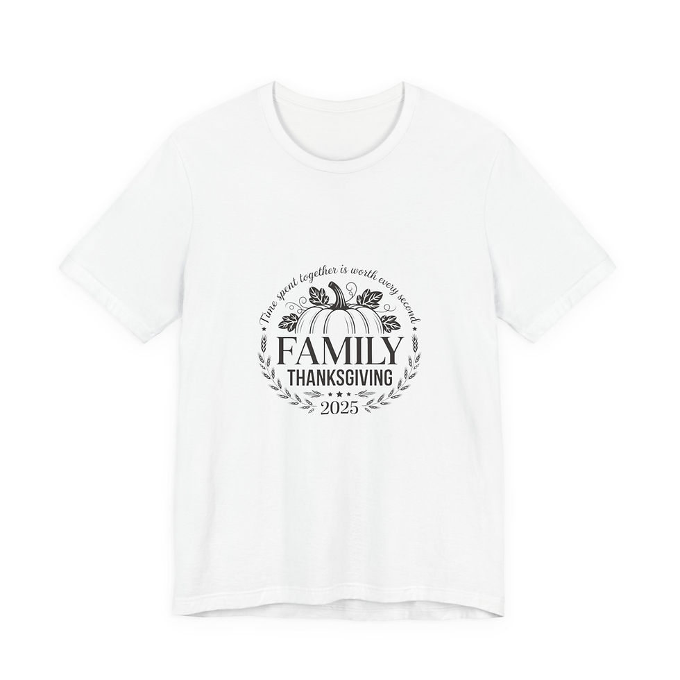 Thumbnail: Thanksgiving Family Gathering Tee, Unisex T-Shirt