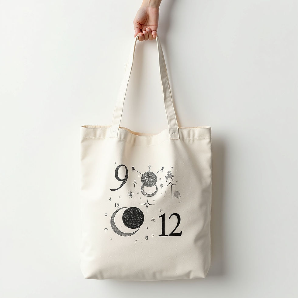 Numerology Tote Bag