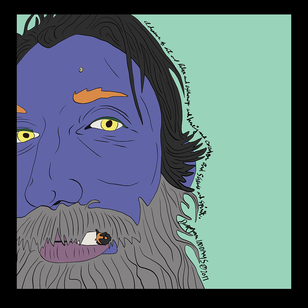 "I dream of art and labor and exchange and healing and creation and science and spirit."