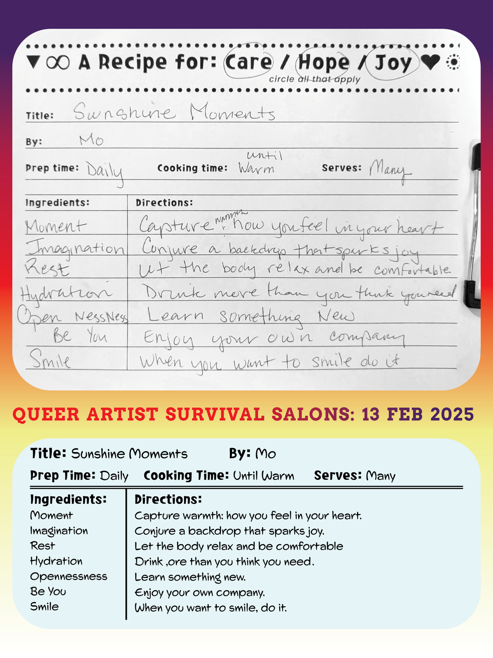 Sunshine Moments by Mo