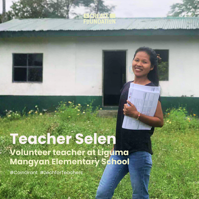 Teacher Selen, A Volunteer Teacher From Sitio Liguma