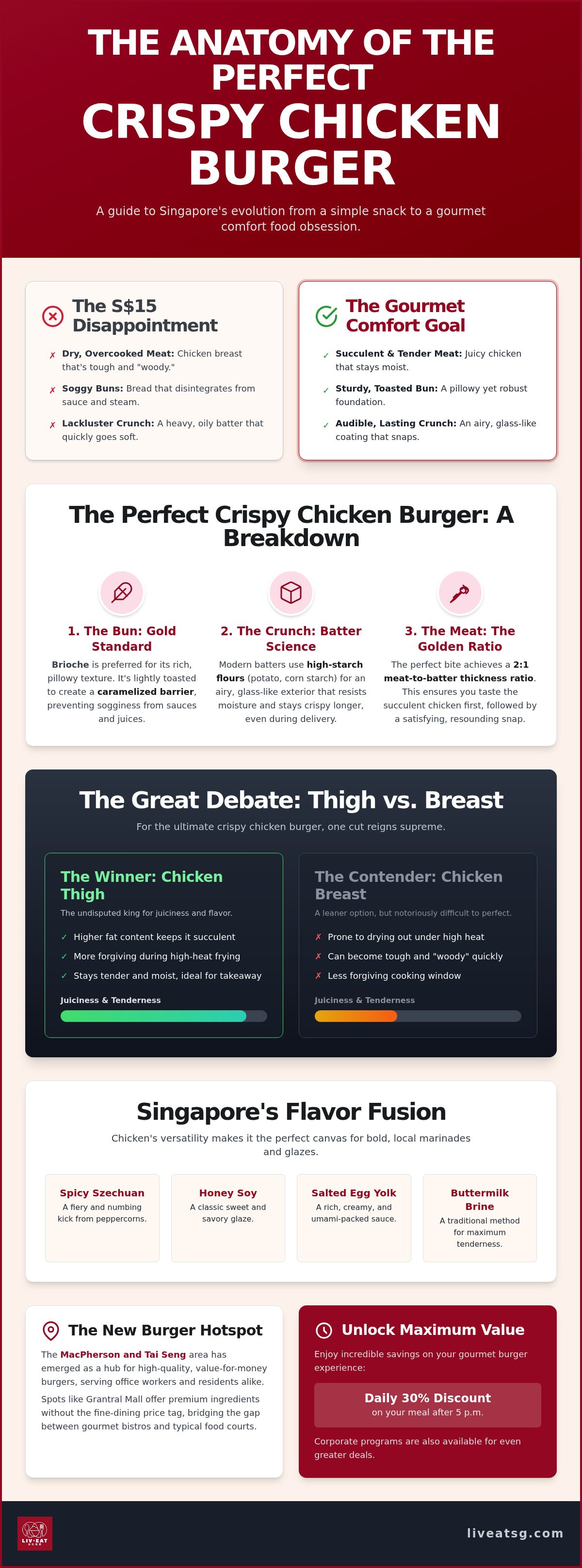 Chicken burger Singapore