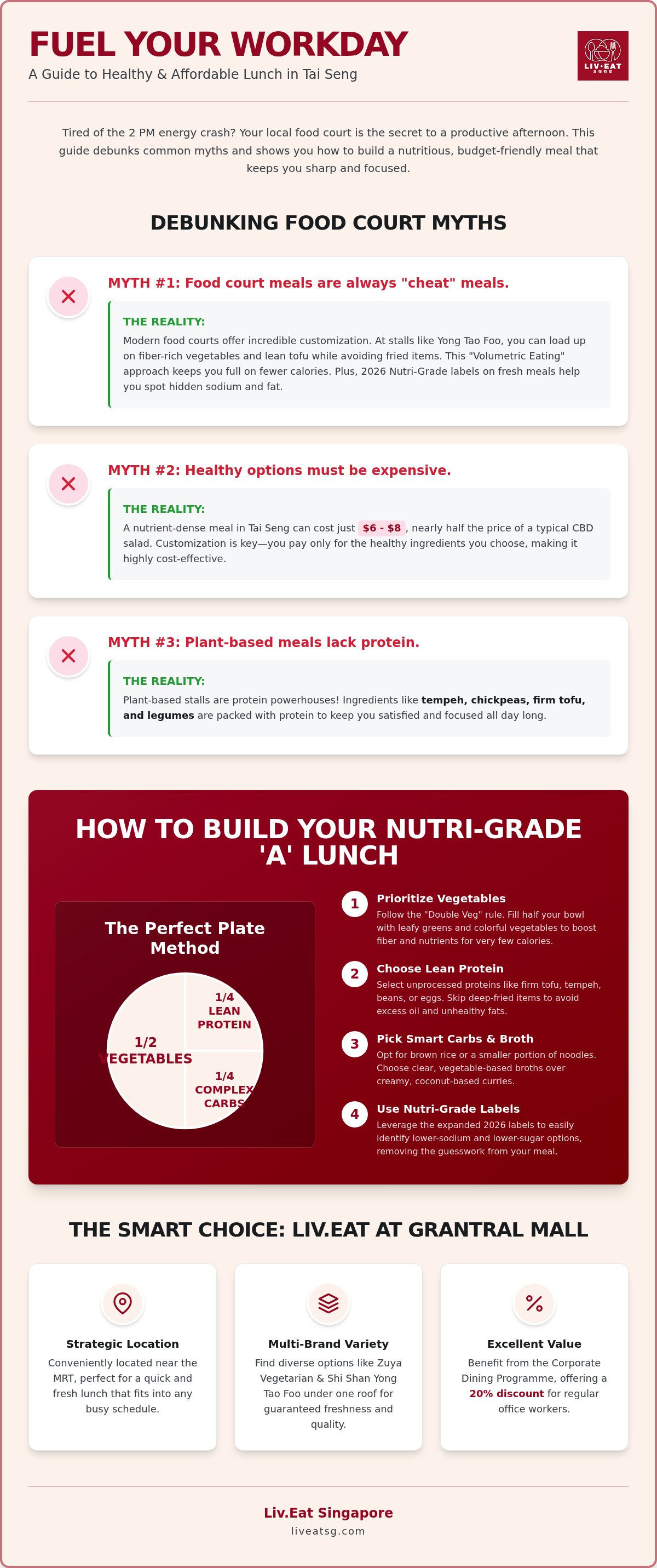 Healthy lunch options Tai Seng