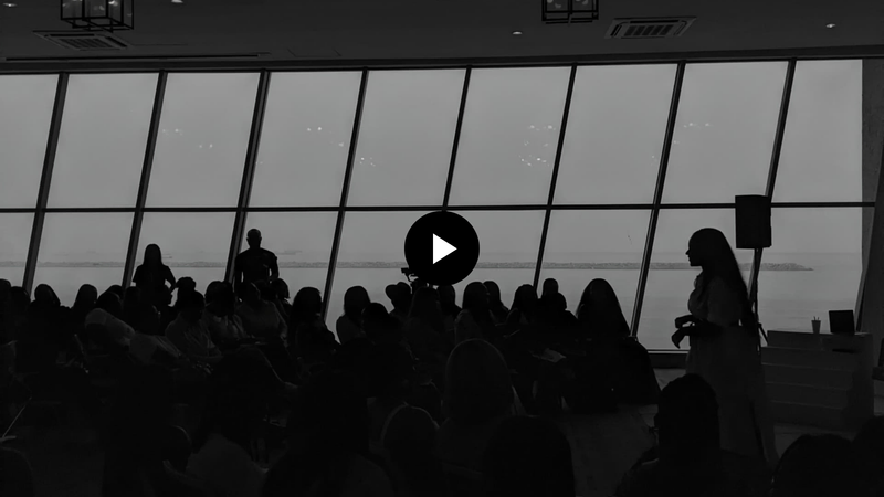 Andrea Iyamah Nehikhare speaking at SEED Woman Seminar 2024 on You, Your Vision & Your Growth