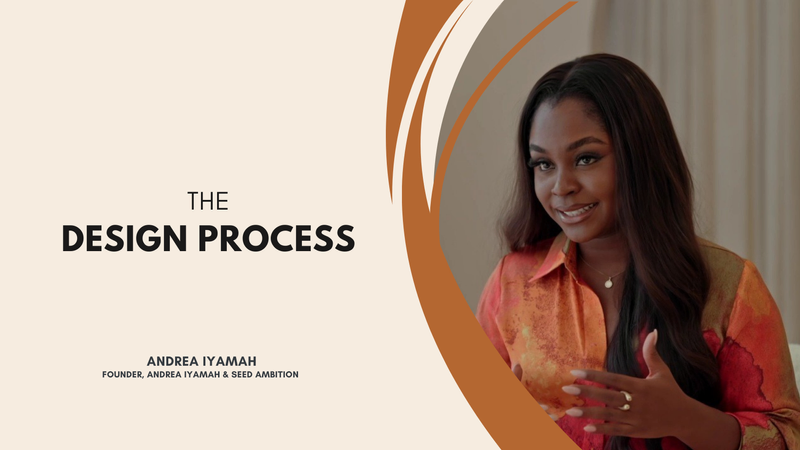 Andrea Iyamah teaches design process