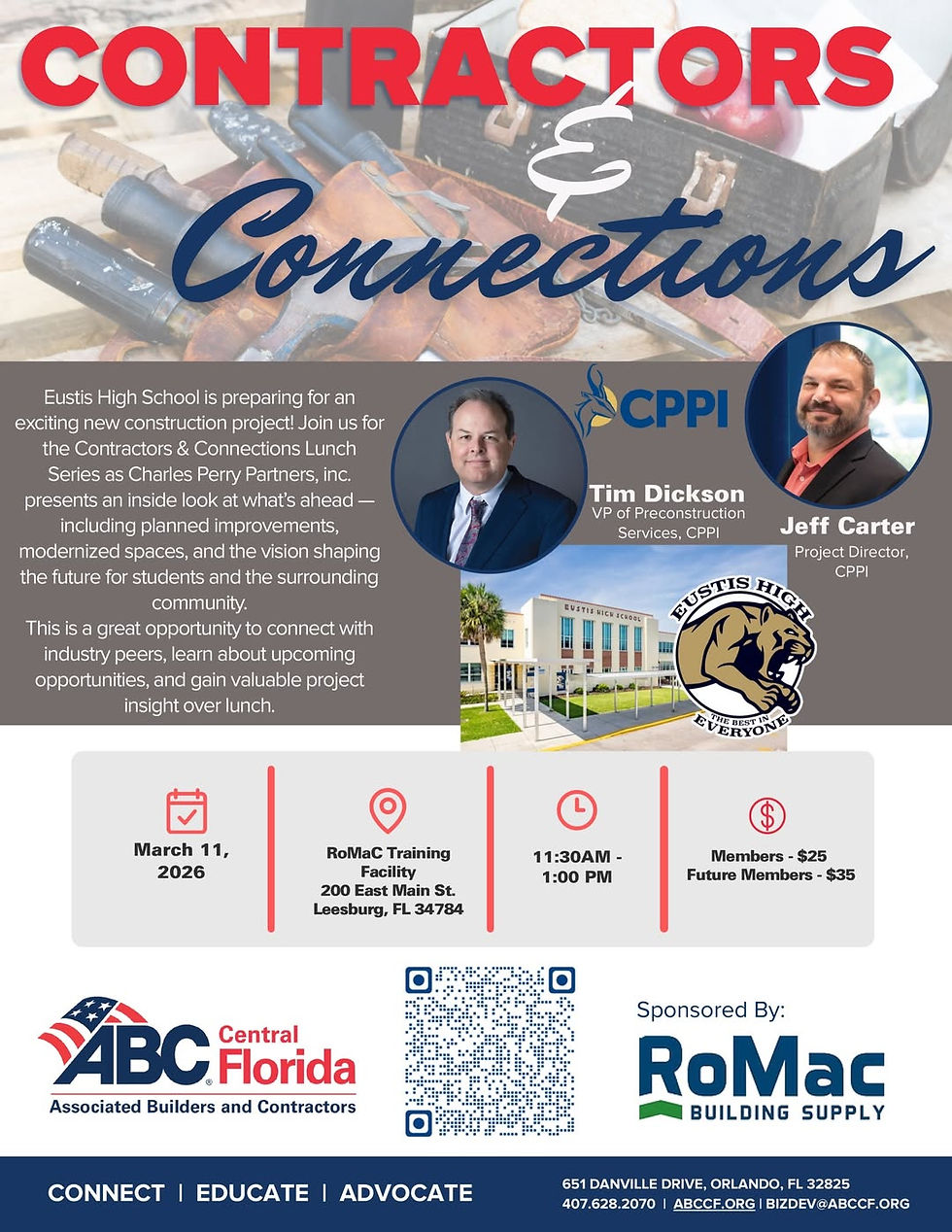ABC Contractors and Connections Lunch Series. 