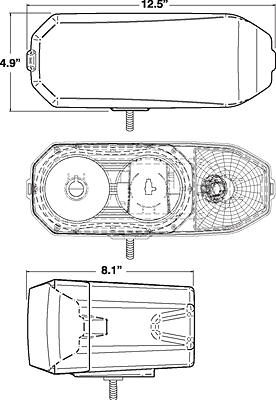 Replacement Meyer nite Saber II set heavy duty Hamsar ... h4 bulb wiring specifications 