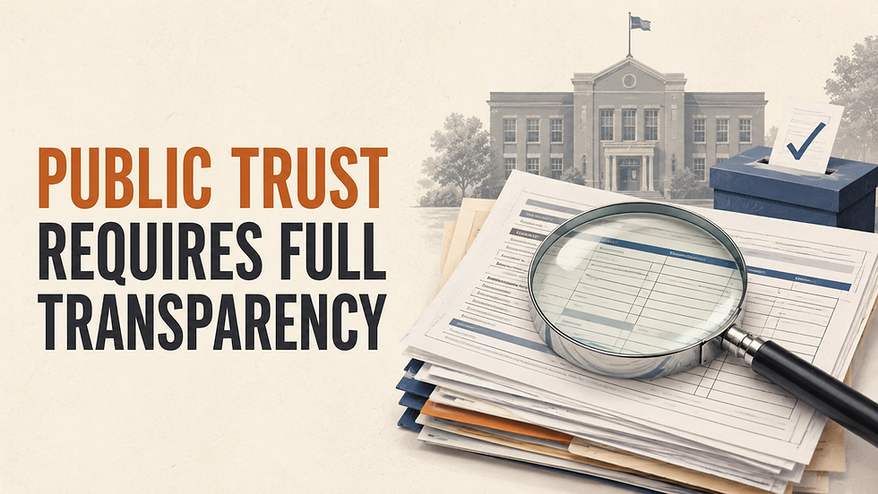Support RPS Asked for Public Trust Before Providing Full Transparency