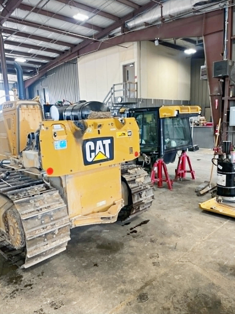 Diagnosis and Repairing a Bulldozer.