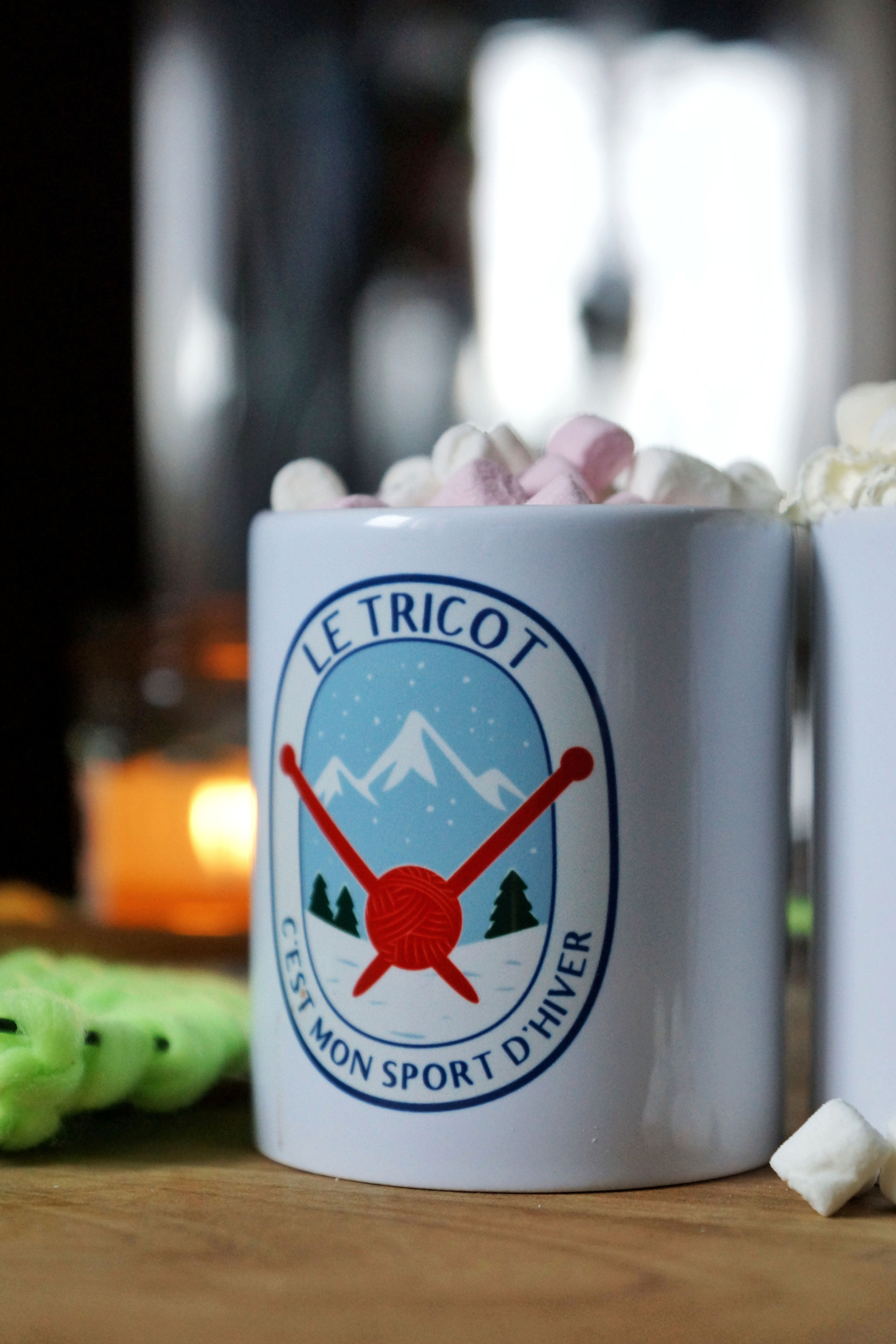 Mug Le tricot c'est mon sport d'hiver