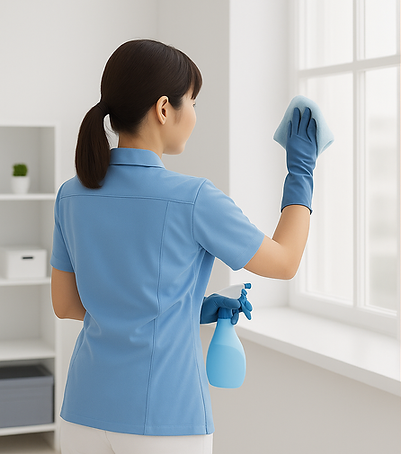 window cleaning worker