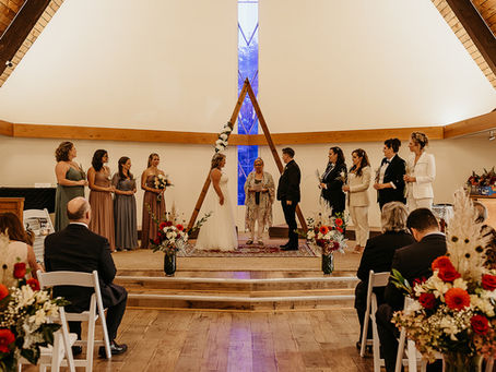 Wedding ceremony at Sunshine Coast BC venue High Beam Dreams