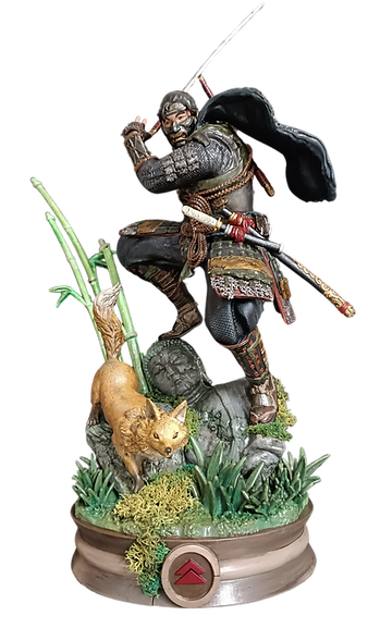 Figurine Ghost of Tsushima peinte à la main