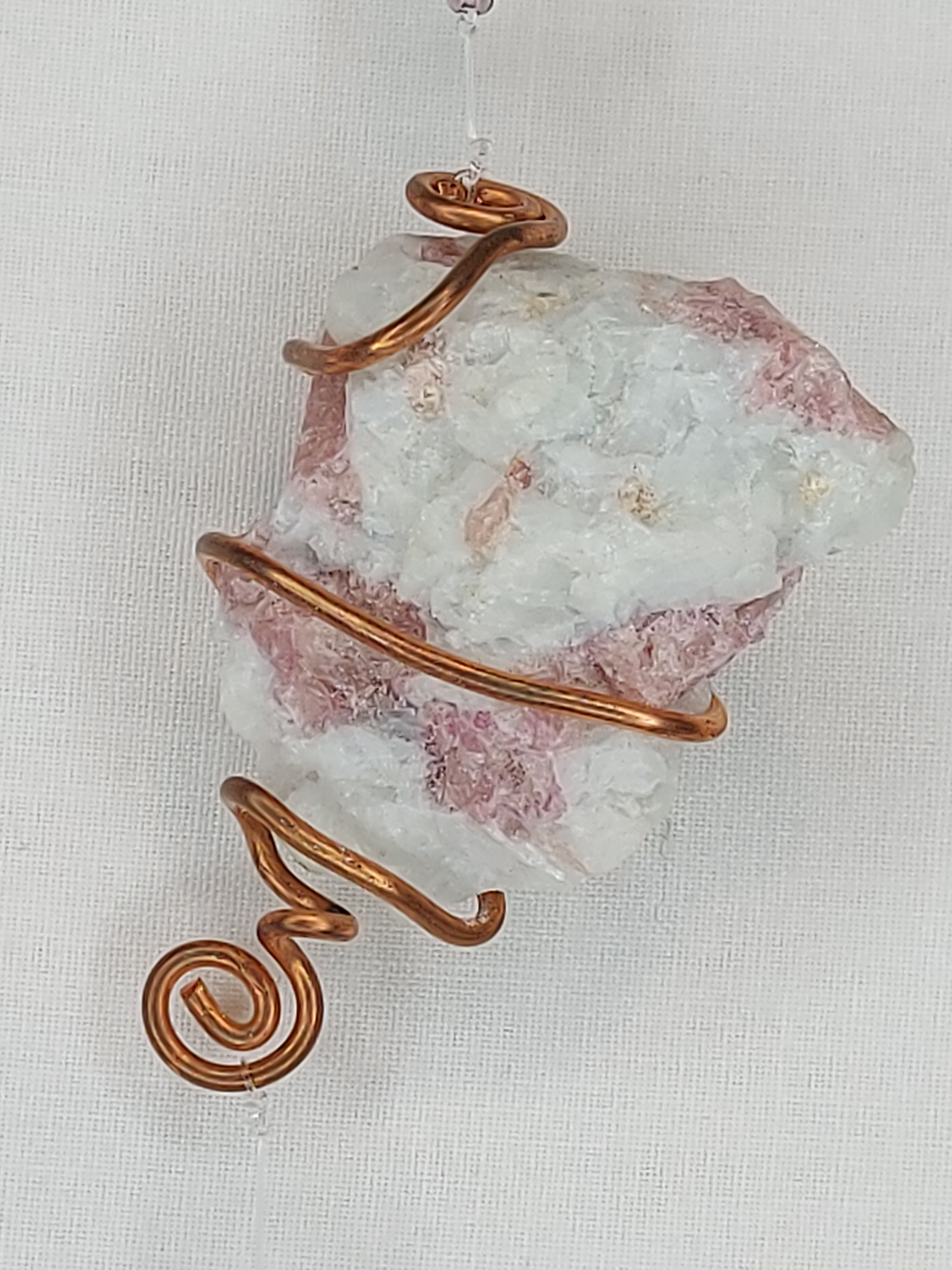 Pink Tourmaline Hanging
