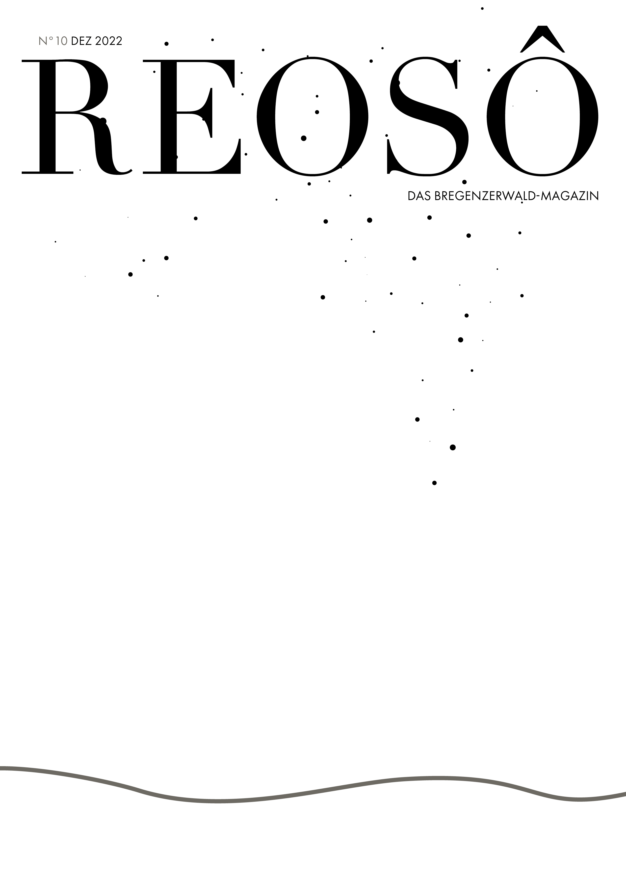 Cover mit Tannen und Schnee