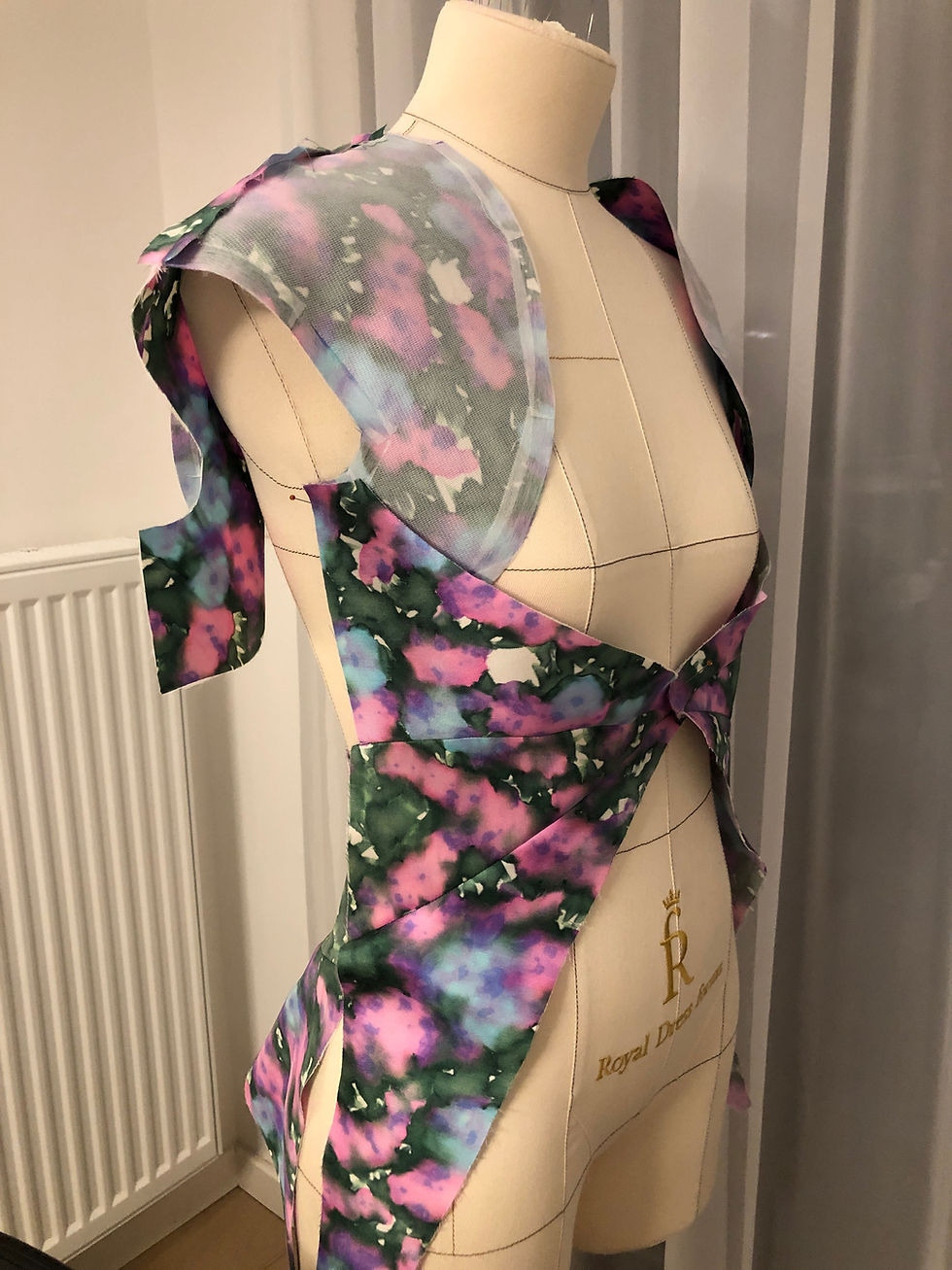 Silk Flower Dress