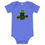 Thumbnail: Infant Unisex Onesie - Steposaurus Dinosaur Mascot
