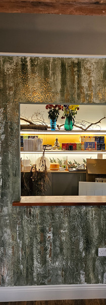 Venetian plaster liquid metal 