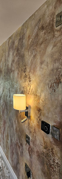 Venetian plaster liquid metal