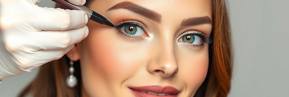 create a wide image of eyebrow waxing.jpg