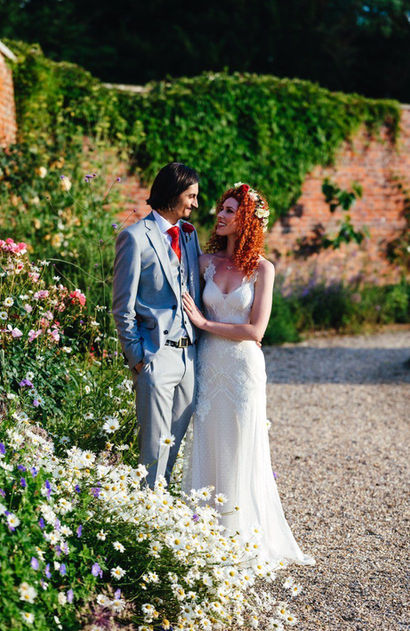 Real bride Suzi wearing David Fielden. Alterations By Brooke in Bradford on Avon,