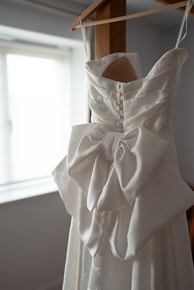Connie dress and bespoke bow