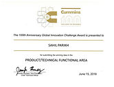 Winner certificate