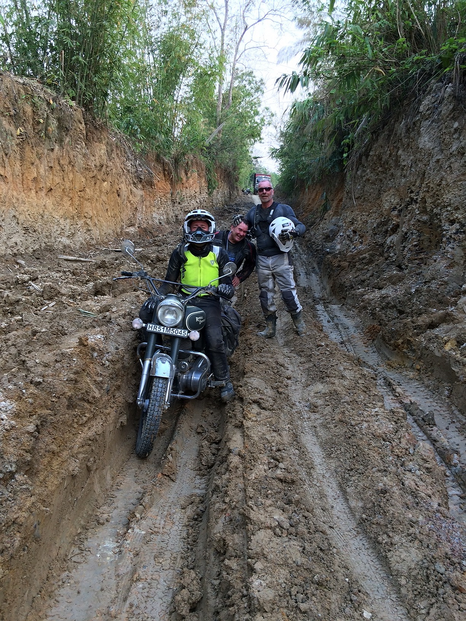 NC first motorbike trip to India.