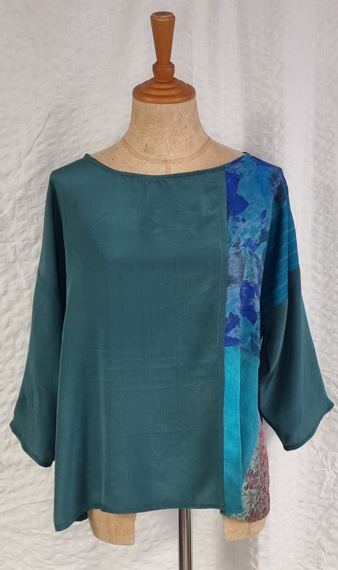 Silkebluse - str XL/XXL