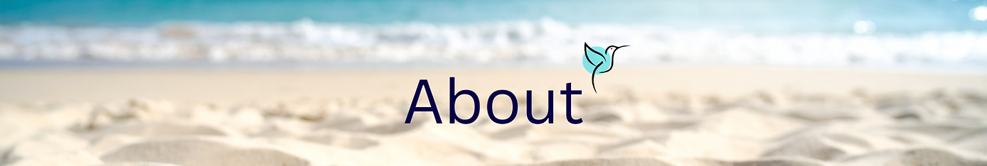 About background is on a sandy beach