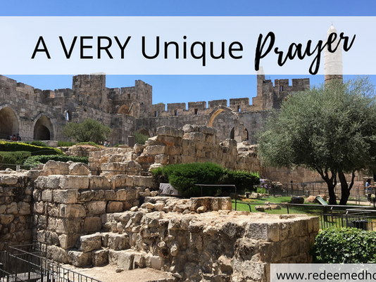 A VERY Unique Prayer