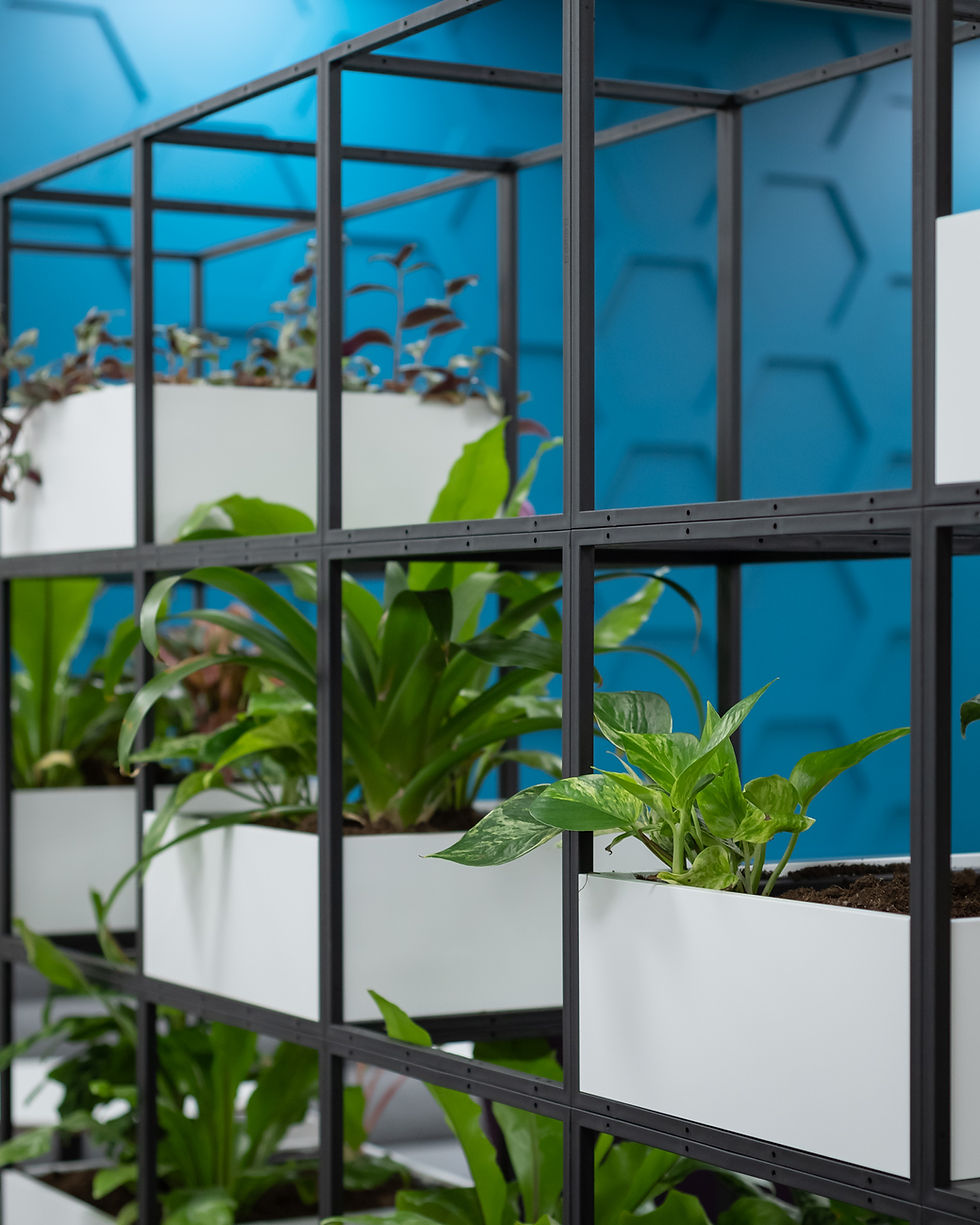 reThink events workspace bespoke planters